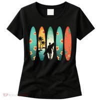 Surfer Beach Surfing Hawaiian Surfboarder Funny Surf Women's T-Shirt thumb 0