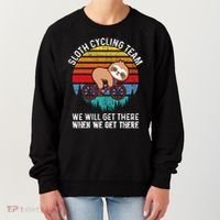 Sloth Bike Sloth Bike Riding Cycling Team Women's Sweatshirt thumb 0