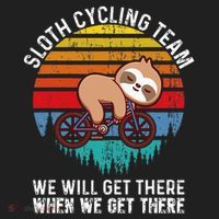 Sloth Bike Sloth Bike Riding Cycling Team Women's Sweatshirt thumb 2