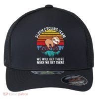 Sloth Bike Sloth Bike Riding Cycling Team Flexfit Unipanel Trucker Cap thumb 0