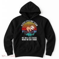 Sloth Bike Sloth Bike Riding Cycling Team Hoodie thumb 0