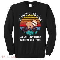 Sloth Bike Sloth Bike Riding Cycling Team Sweatshirt thumb 0