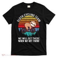 Sloth Bike Sloth Bike Riding Cycling Team T-Shirt thumb 0