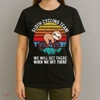 Sloth Bike Sloth Bike Riding Cycling Team T-Shirt thumb 4