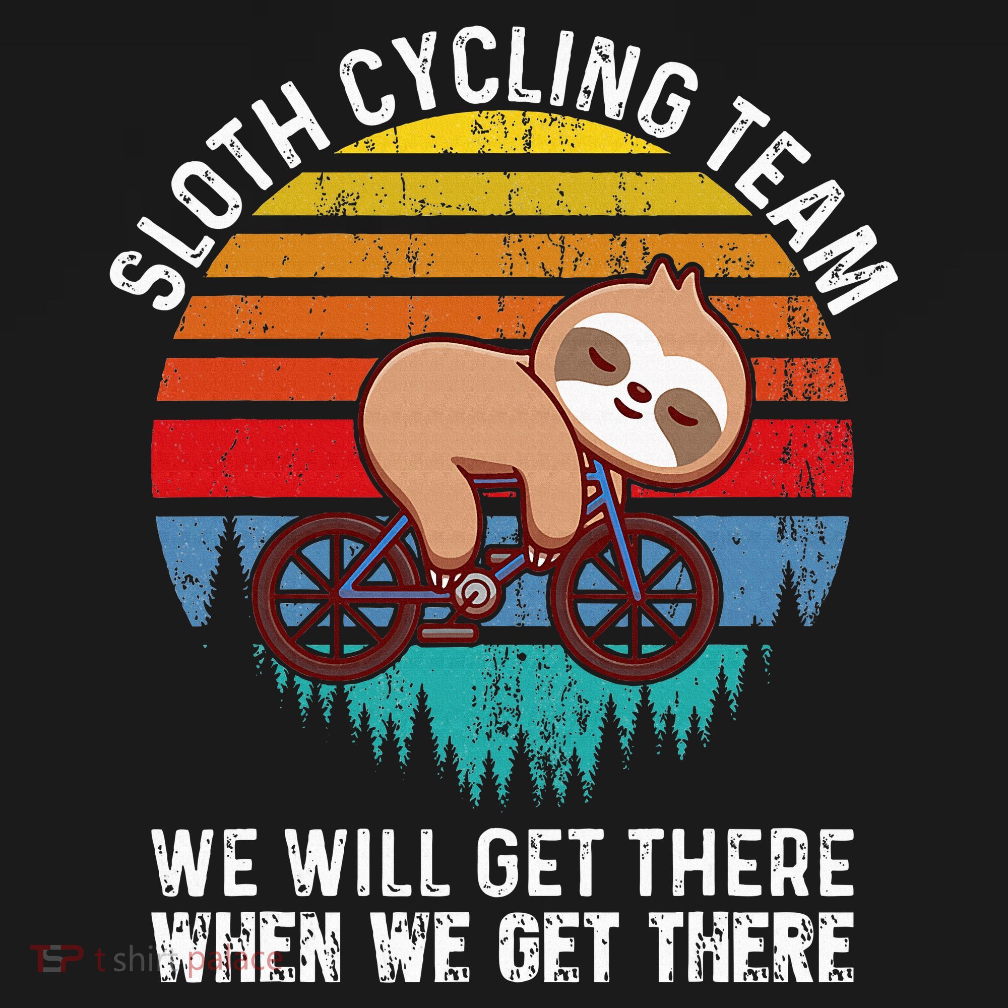 Sloth Bike Sloth Bike Riding Cycling Team Mousepad