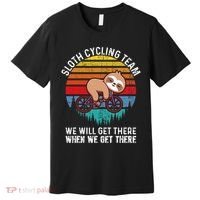 Sloth Bike Sloth Bike Riding Cycling Team Premium T-Shirt thumb 0