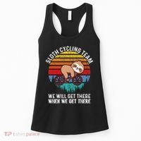 Sloth Bike Sloth Bike Riding Cycling Team Women's Tank Top thumb 0