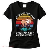 Sloth Bike Sloth Bike Riding Cycling Team Women's T-Shirt thumb 0