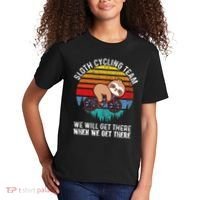 Sloth Bike Sloth Bike Riding Cycling Team Kids T-Shirt thumb 2