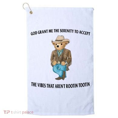 Serenity Bear Golf Towel
