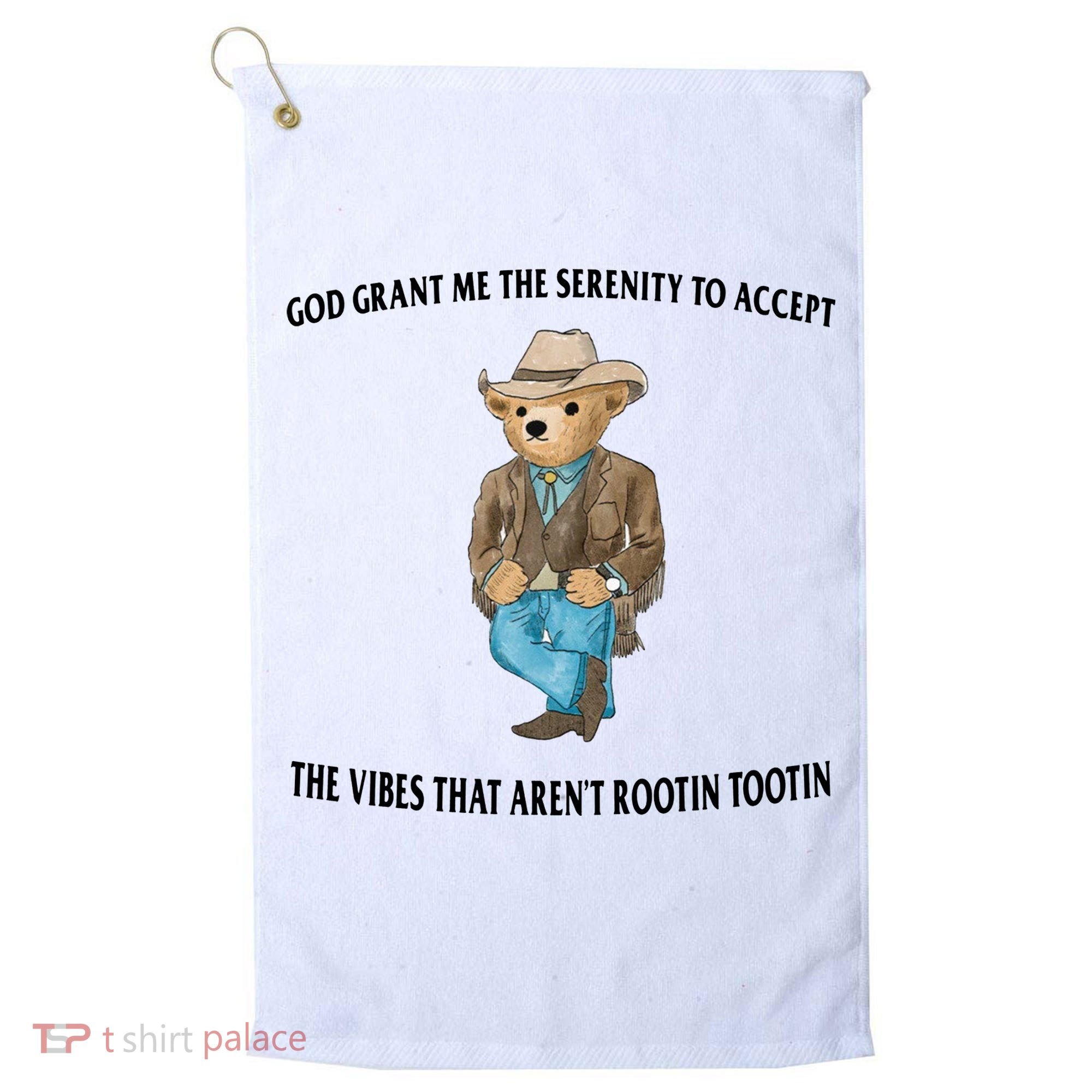Serenity Bear Golf Towel