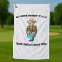 Serenity Bear Golf Towel thumb 1