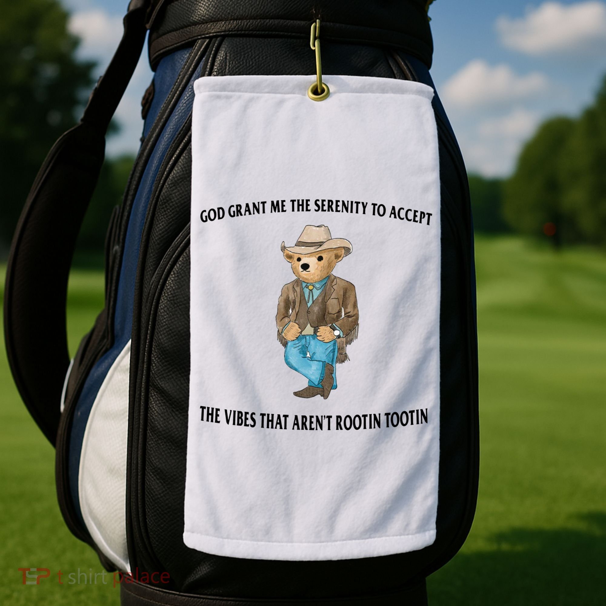 Serenity Bear Golf Towel