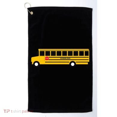School Bus Golf Towel