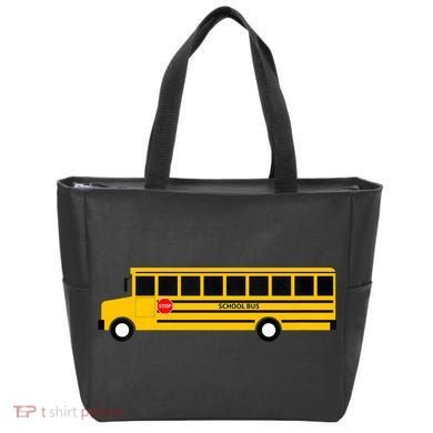 School Bus Tote Bag