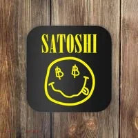 Satoshi Bitcoin Coaster thumb 0