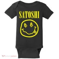 Satoshi Bitcoin Baby Bodysuit thumb 0