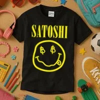 Satoshi Bitcoin Kids T-Shirt thumb 3