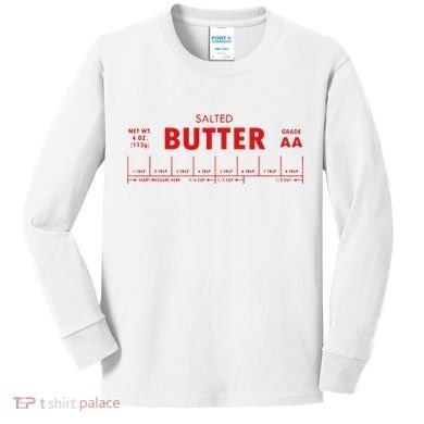 Salted Butter Kids Long Sleeve Shirt