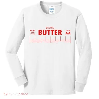 Salted Butter Kids Long Sleeve Shirt
