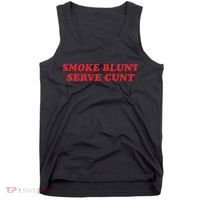 Smoke Blunt Serve Cunt Tank Top thumb 0