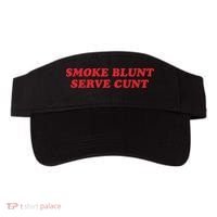 Smoke Blunt Serve Cunt Visor thumb 0