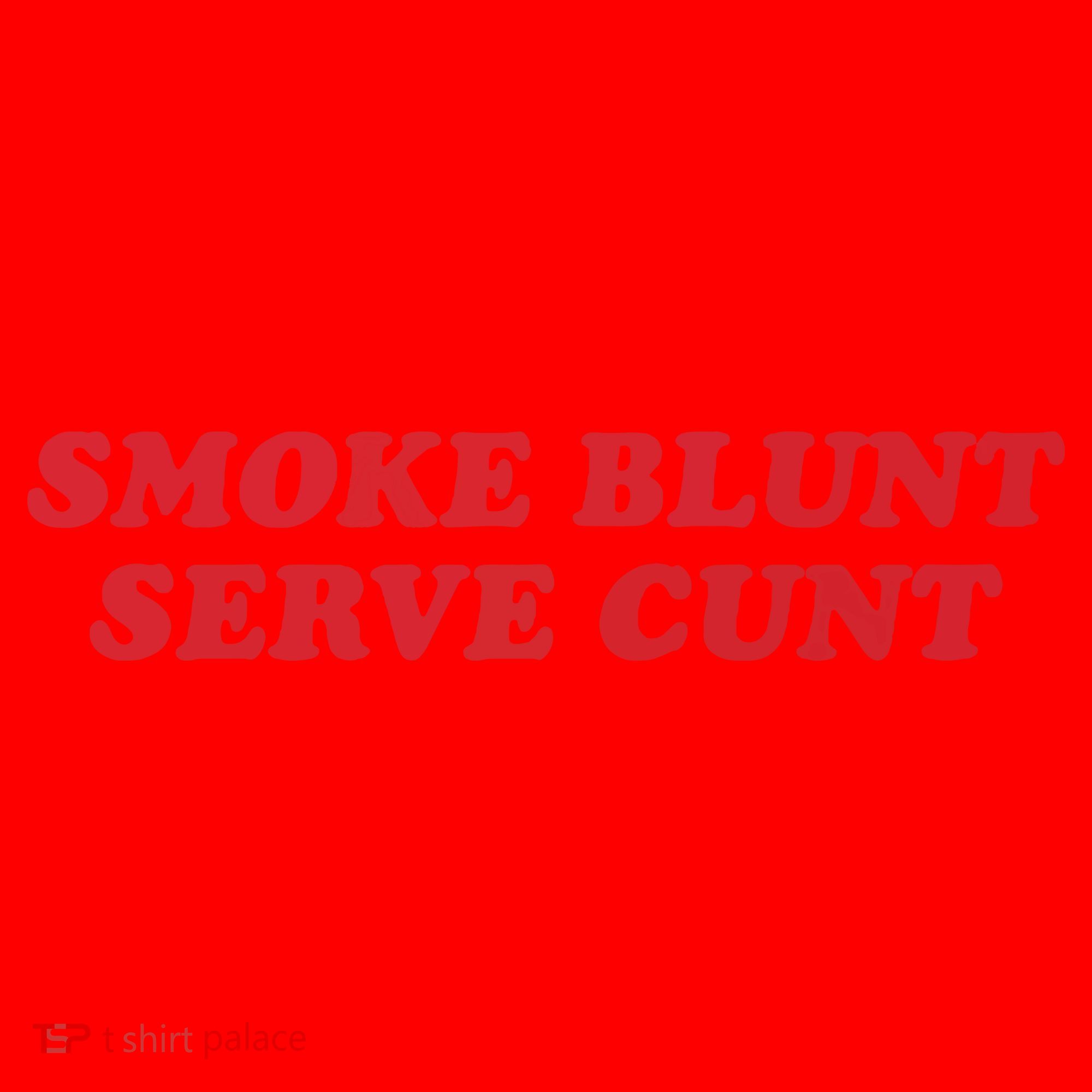 Smoke Blunt Serve Cunt Santa Hat