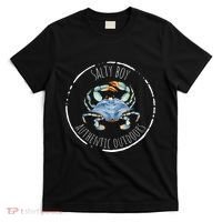 Salty Boy Salty Attitude Funny Fishing Crab Fishing Salty T-Shirt thumb 0