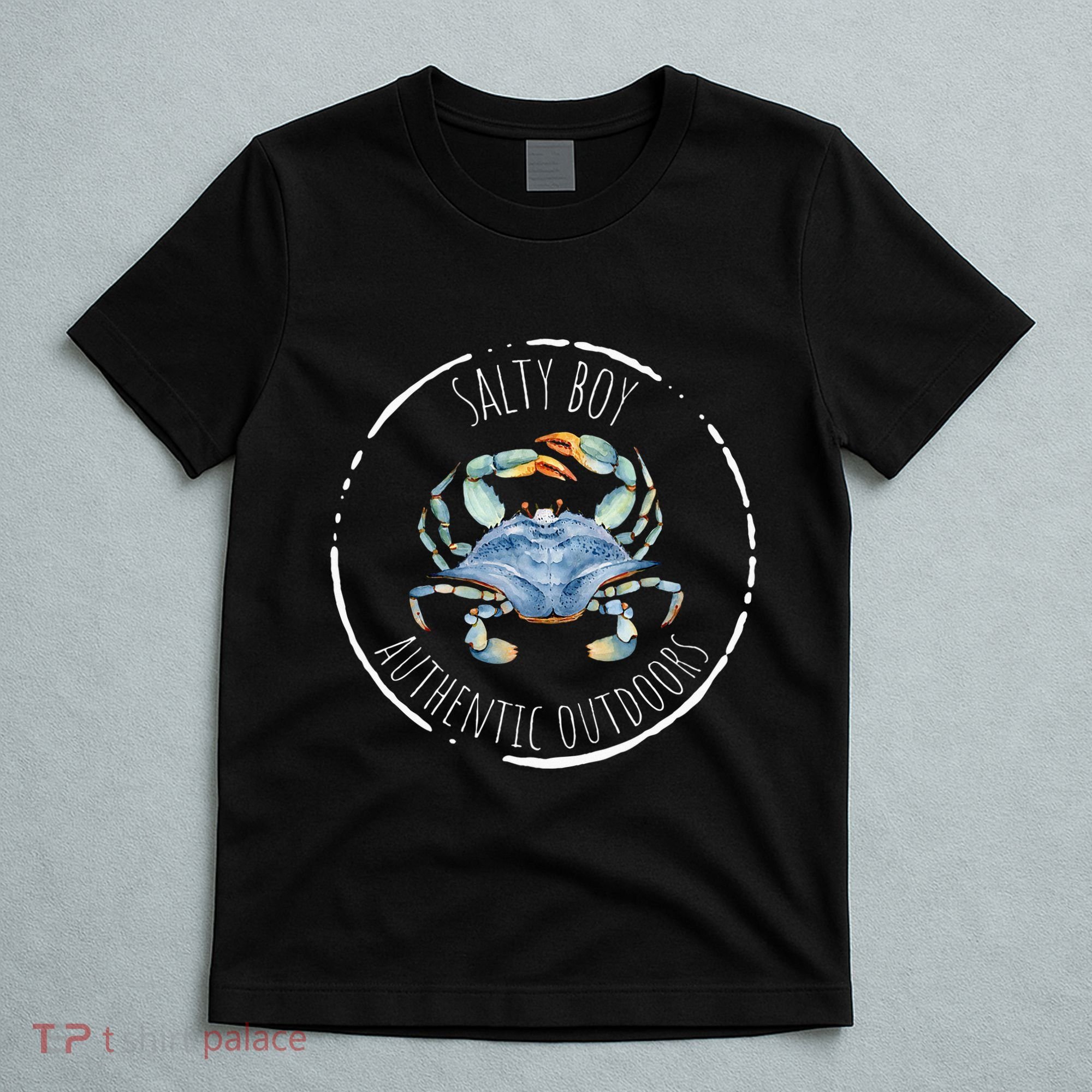 Salty Boy Salty Attitude Funny Fishing Crab Fishing Salty T-Shirt