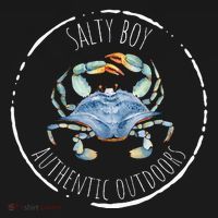 Salty Boy Salty Attitude Funny Fishing Crab Fishing Salty T-Shirt thumb 7