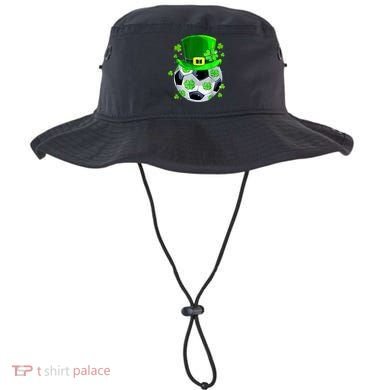 Soccer Ball Shamrock Funny Irish St Patrick Day Bucket Hat
