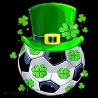 Soccer Ball Shamrock Funny Irish St Patrick Day Women's Hoodie thumb 2