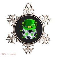 Soccer Ball Shamrock Funny Irish St Patrick Day Ornament thumb 0