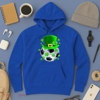 Soccer Ball Shamrock Funny Irish St Patrick Day Hoodie thumb 3