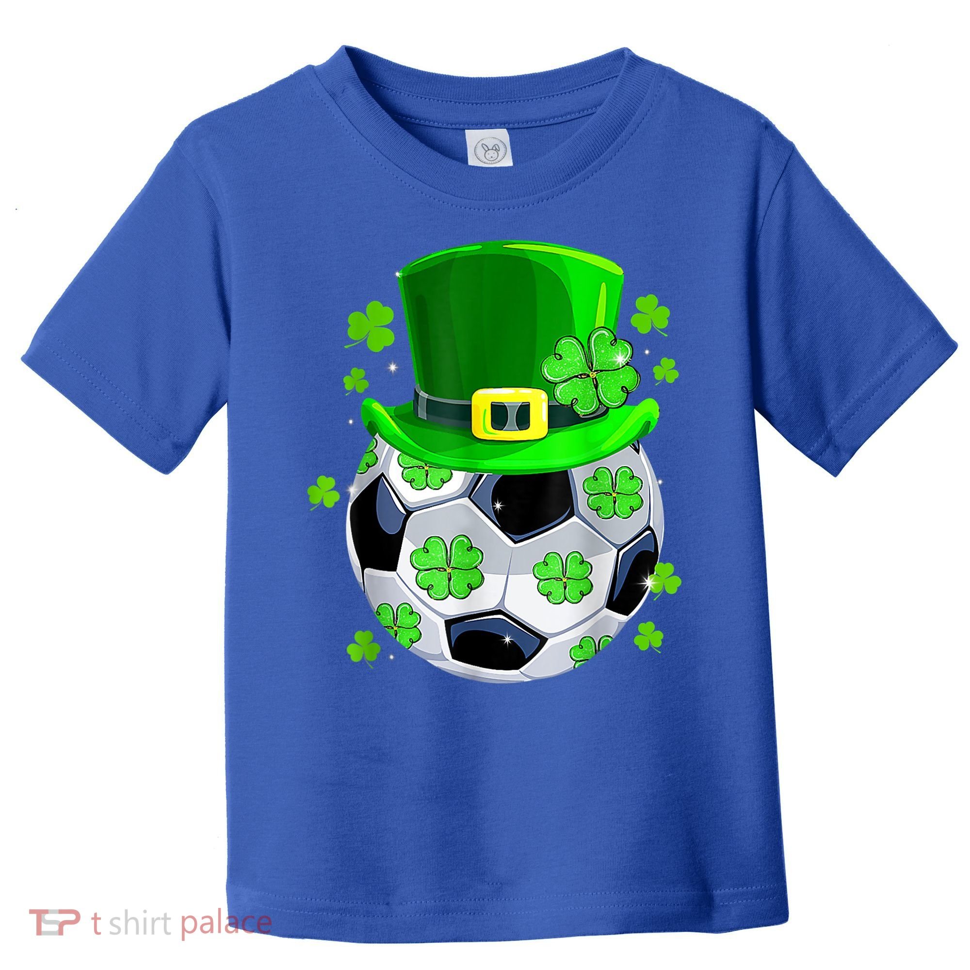 Soccer Ball Shamrock Funny Irish St Patrick Day Toddler T-Shirt