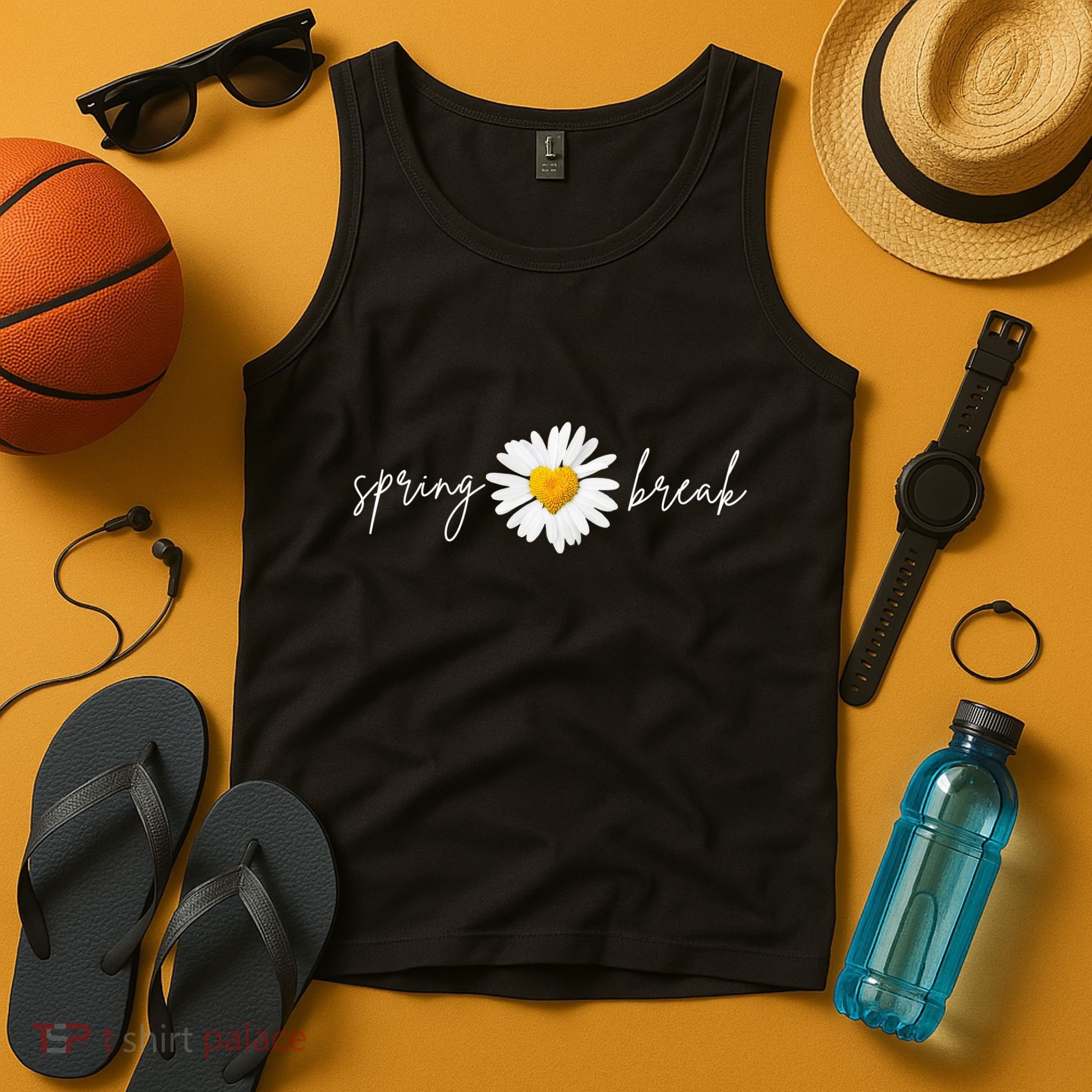 Spring Break Sunflower Tank Top