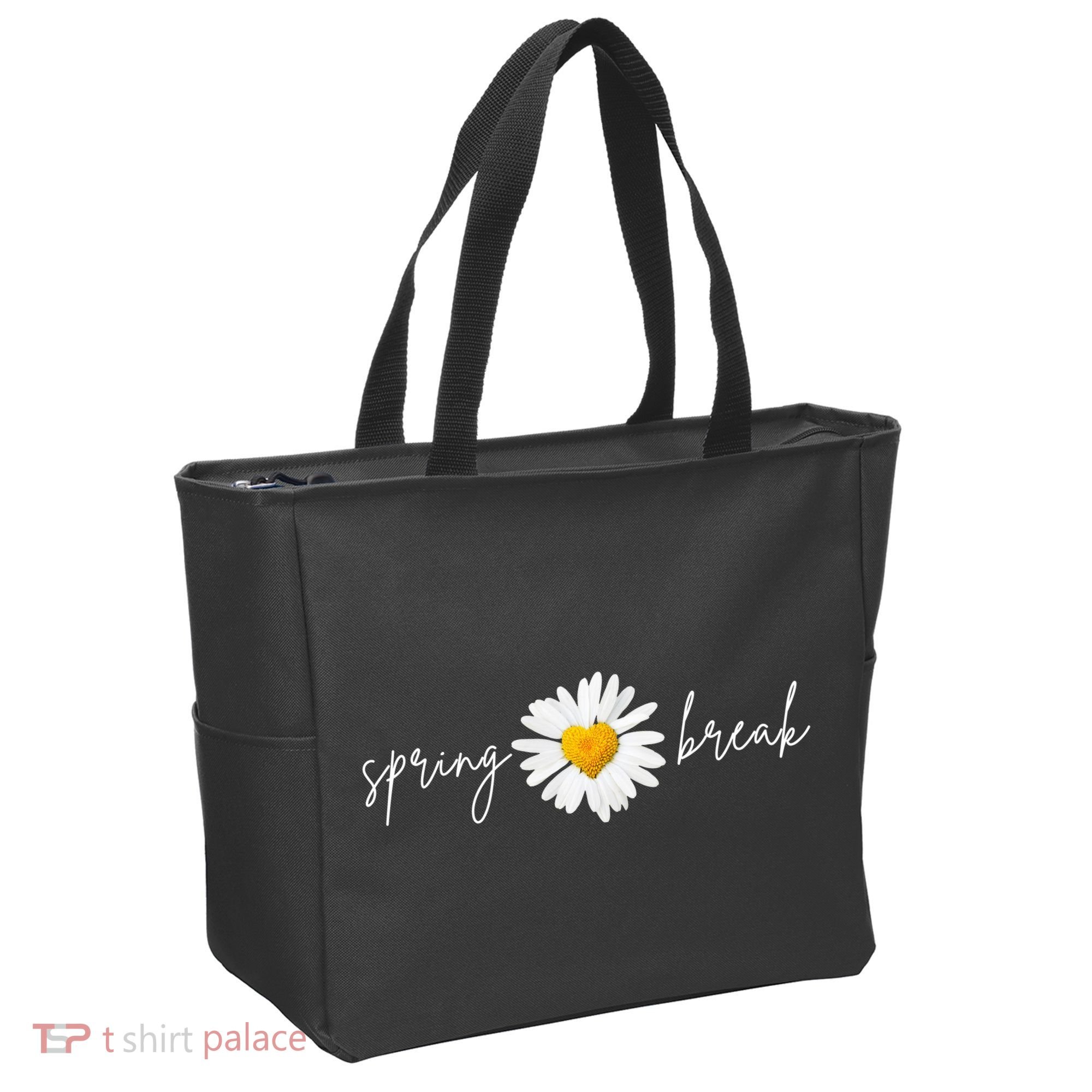 Spring Break Sunflower Tote Bag