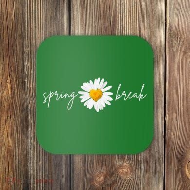 Spring Break Sunflower Coaster