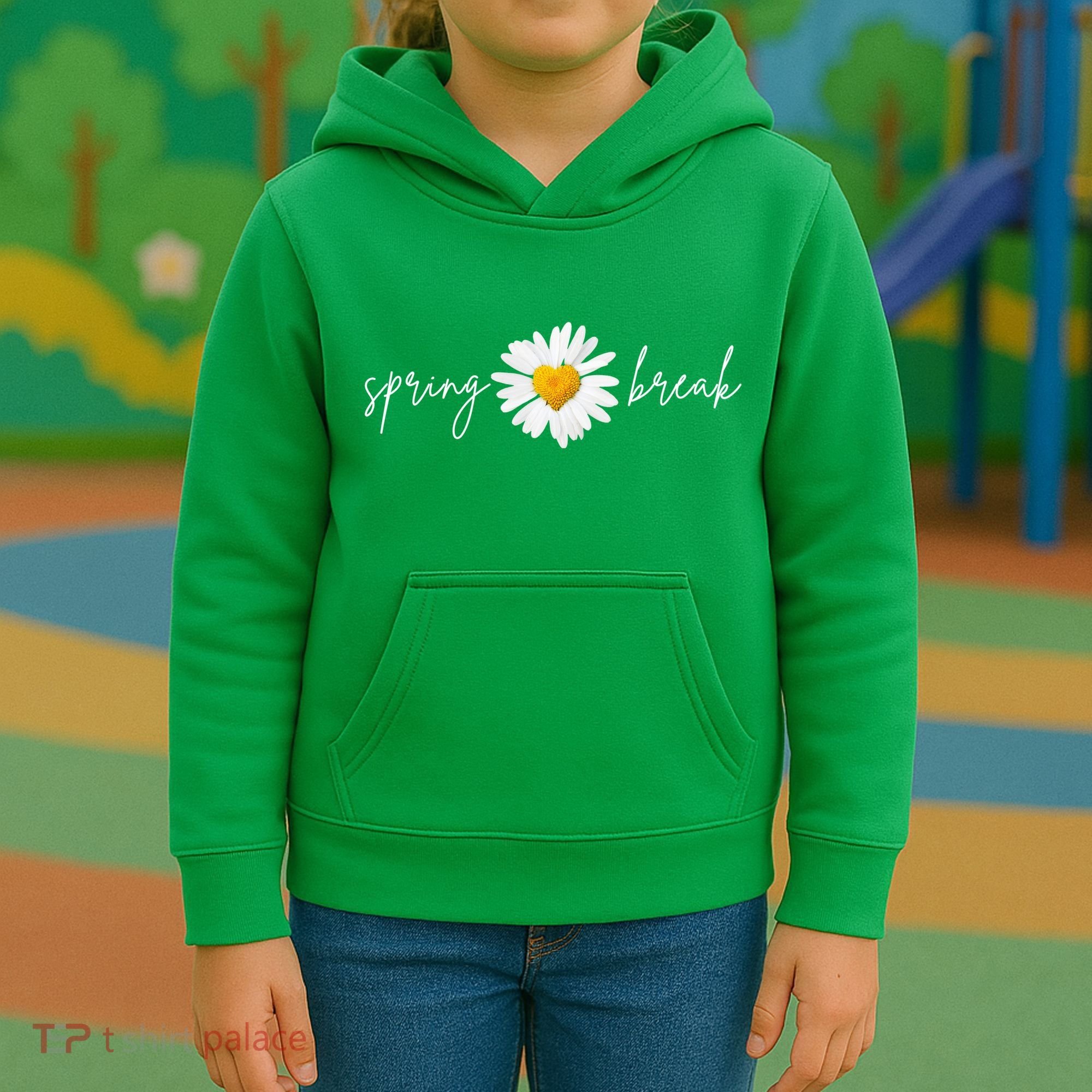 Spring Break Sunflower Kids Hoodie