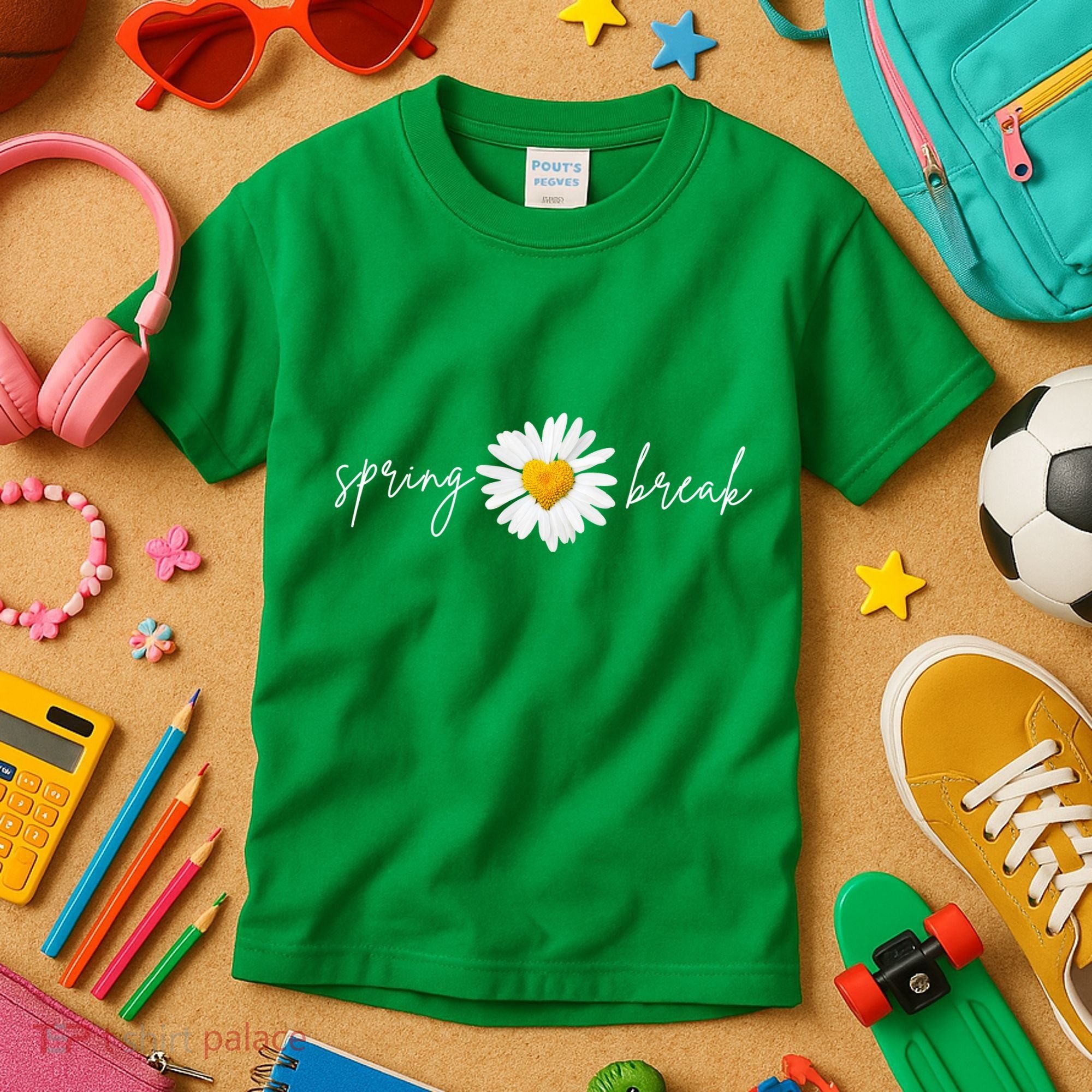 Spring Break Sunflower Kids T-Shirt