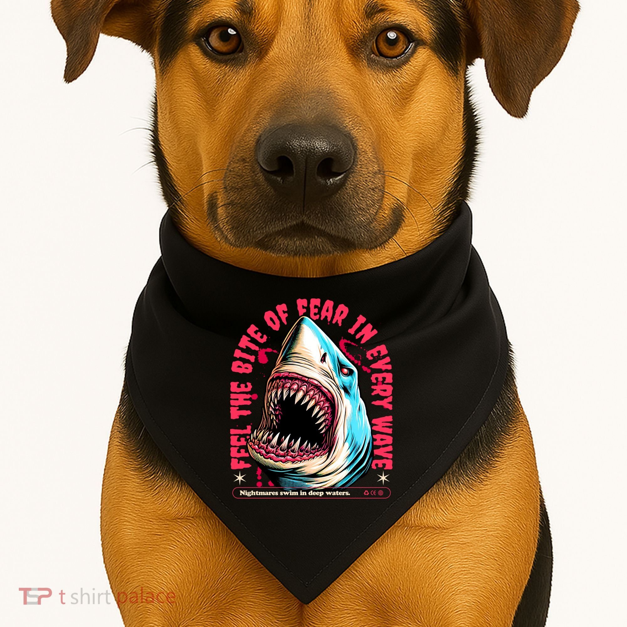 SHARK BITE USA-Made Doggie Bandana