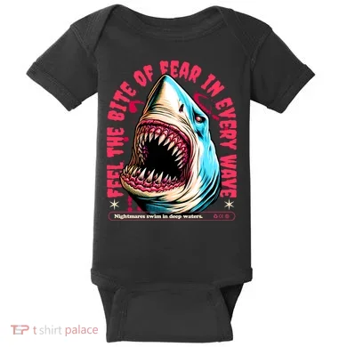 SHARK BITE Baby Bodysuit