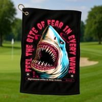 SHARK BITE Golf Towel thumb 1