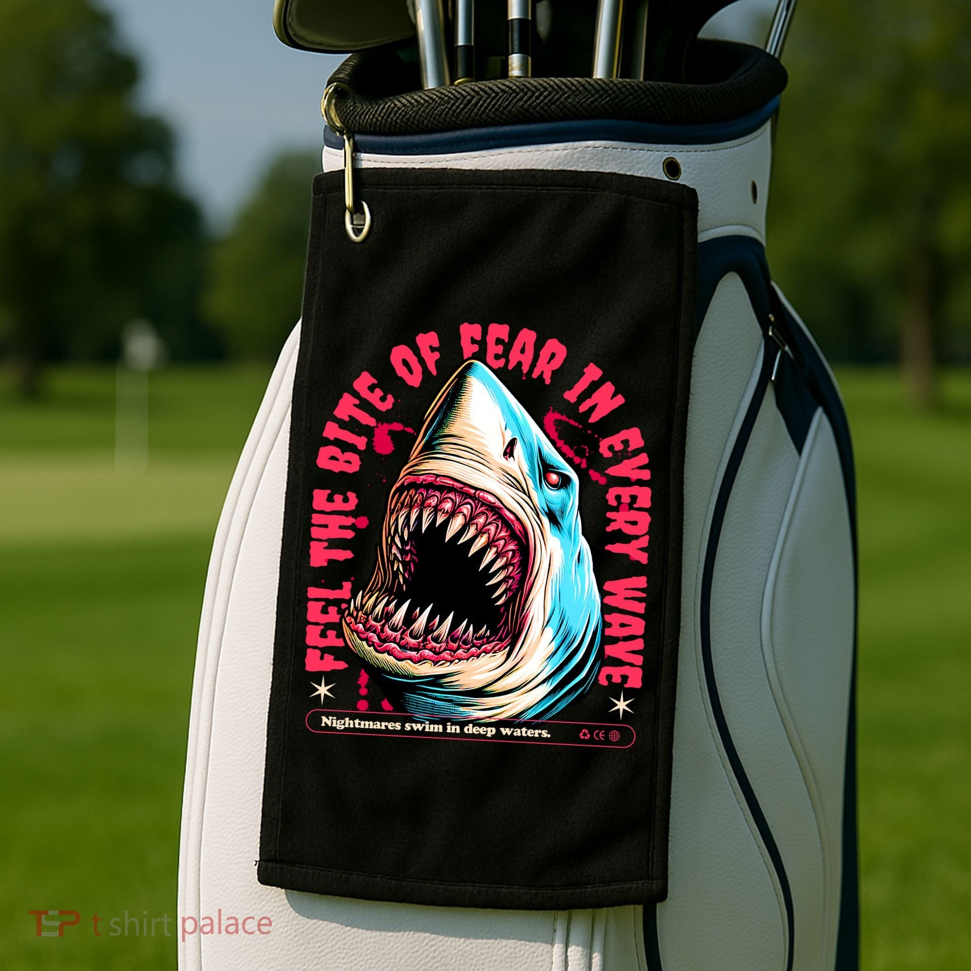 SHARK BITE Golf Towel