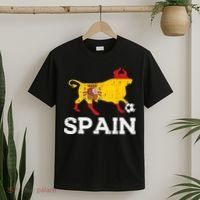 Spain Bull Spanish Soccer Ball    Boys Girls T-Shirt thumb 2