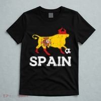 Spain Bull Spanish Soccer Ball    Boys Girls T-Shirt thumb 5