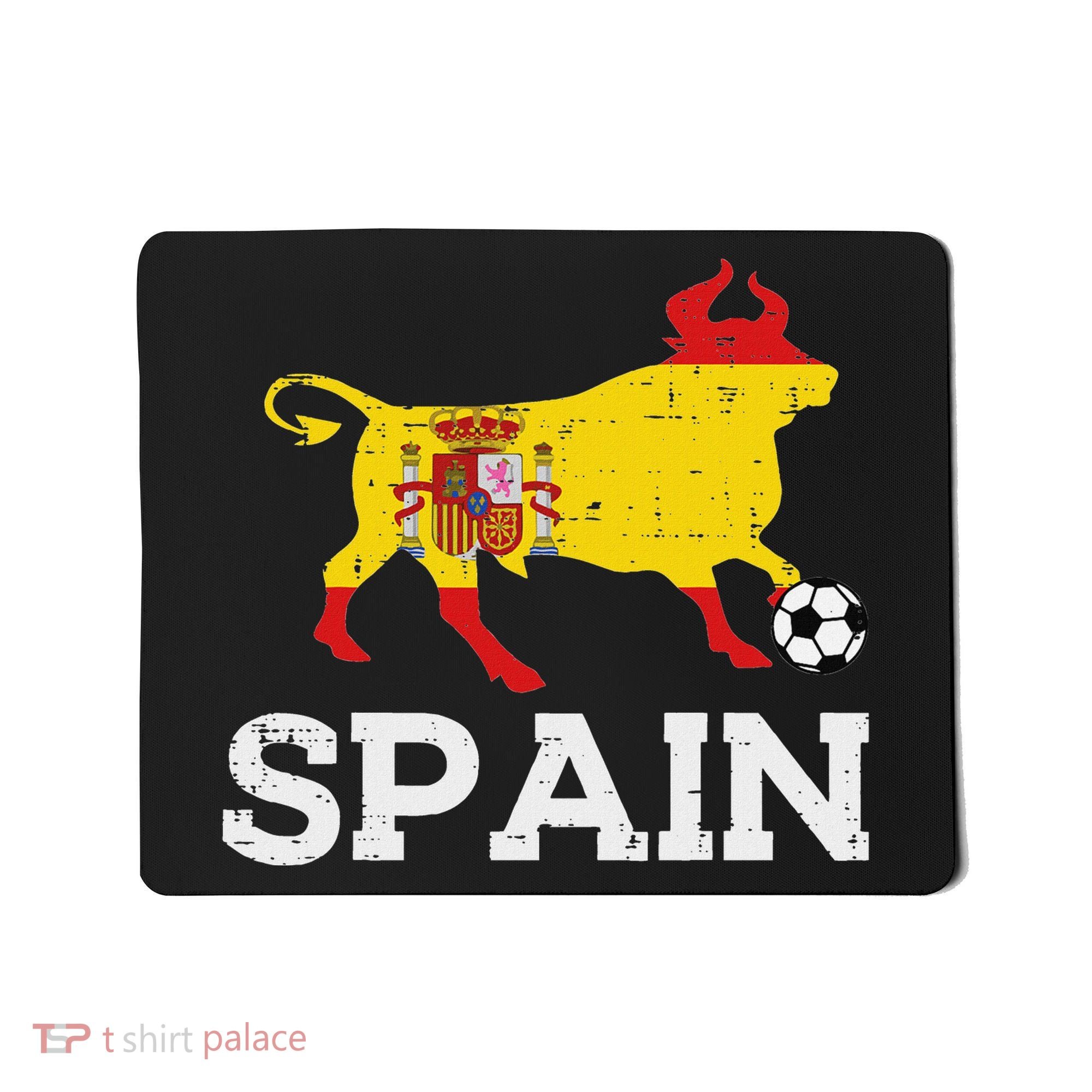 Spain Bull Spanish Soccer Ball    Boys Girls Mousepad