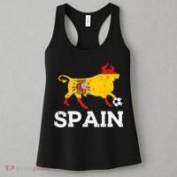 Spain Bull Spanish Soccer Ball    Boys Girls Women's Tank Top thumb 3