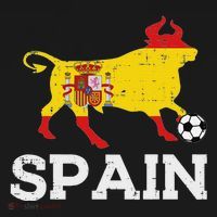Spain Bull Spanish Soccer Ball    Boys Girls Baby Bodysuit thumb 2