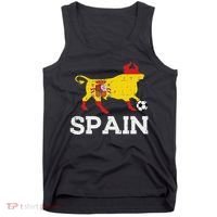 Spain Bull Spanish Soccer Ball    Boys Girls Tank Top thumb 0